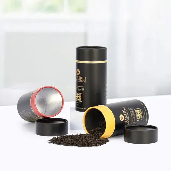 Food Grade Cardboard Round Cylinder Container Paper Tube